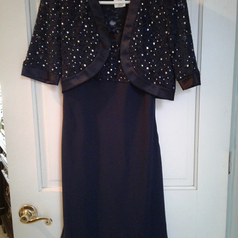 Navy Blue Cocktail Dress